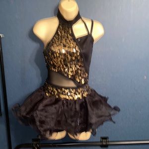 Latin/salsa dance costume WEISSMAN sz SA